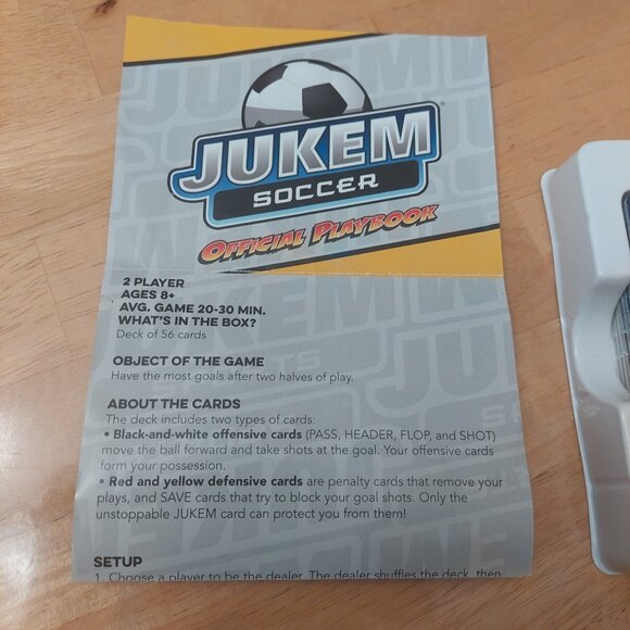 Haywire Group Jukem Soccer Sports Card Game With Instructions - Picture 5 of 5